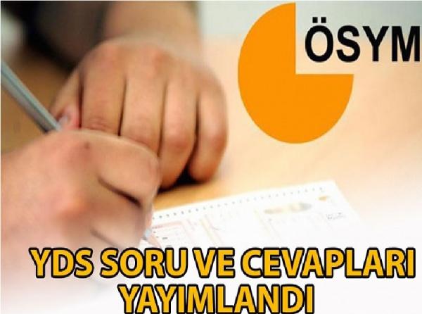 YDS soru ve cevapları yayımlandı