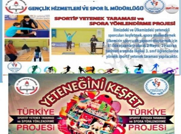 Türkiye Sportif Yetenek Taraması Ve Spora Yönlendirme Projesi Tanıtım Videosu ve Veli İzin Belgesi